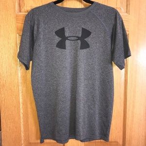 Under Armour Heat Gear Gray Boy’s Short Sleeve Tee